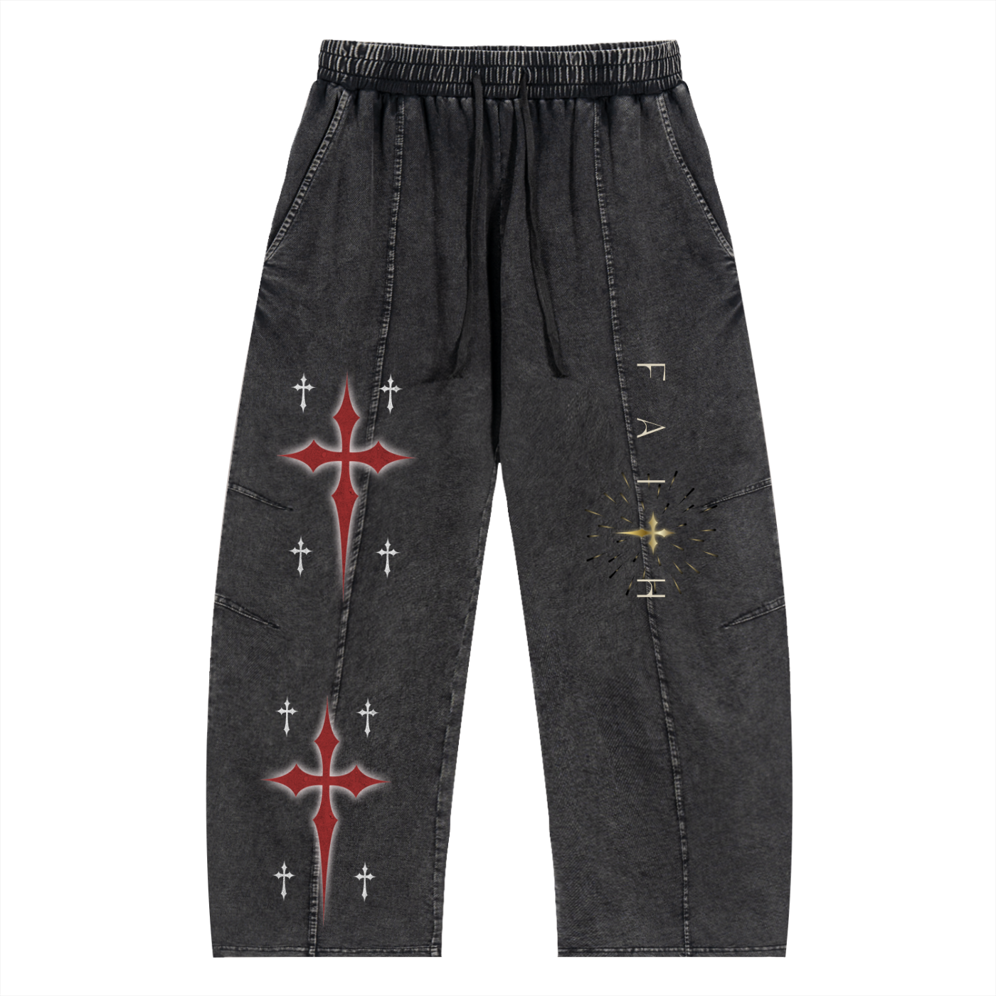 Drawstring pants (coal)