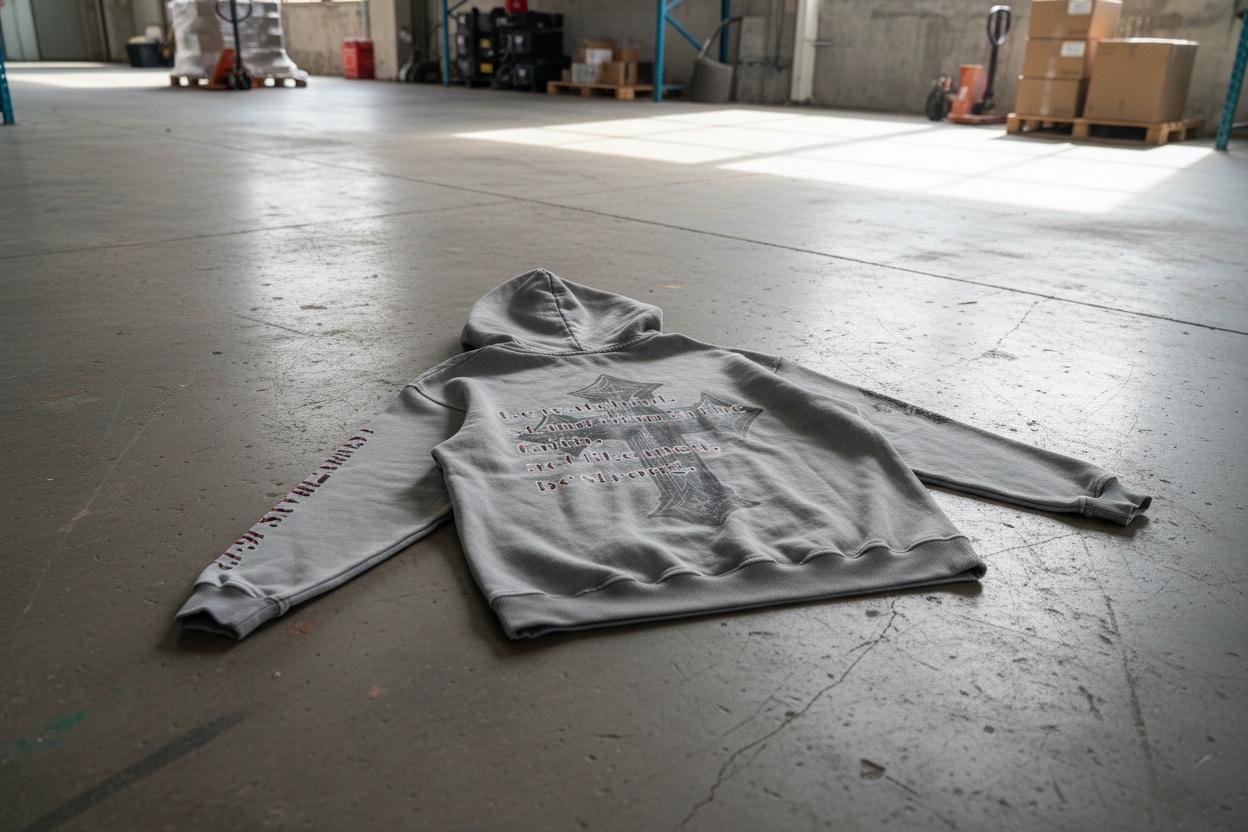 Hoodie Cross Verse Design