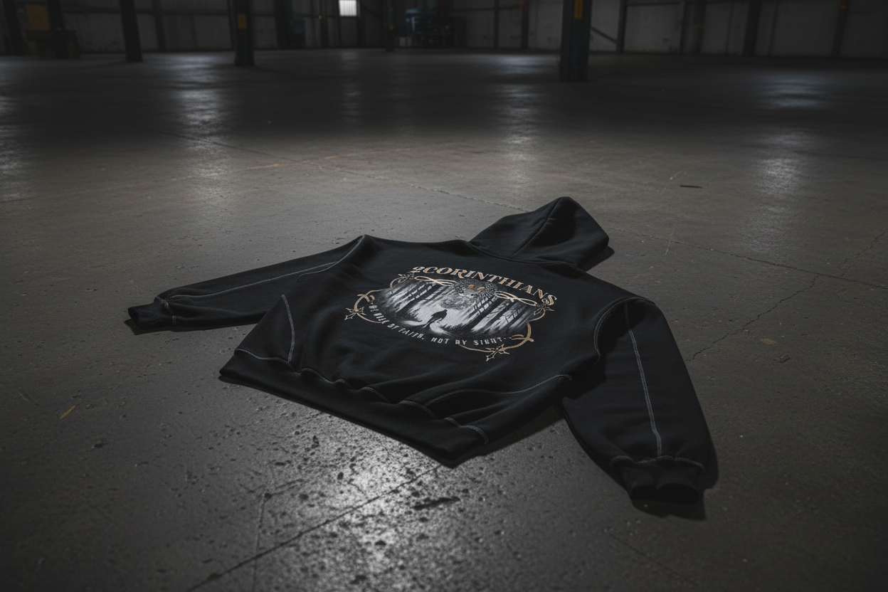 Stitched Boxy Fleece Zip up Hoodie